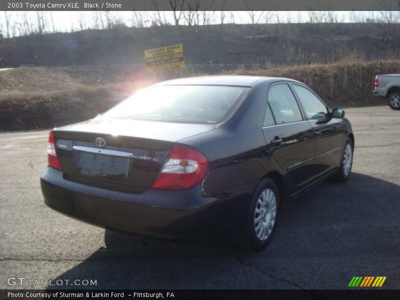 Black / Stone 2003 Toyota Camry XLE