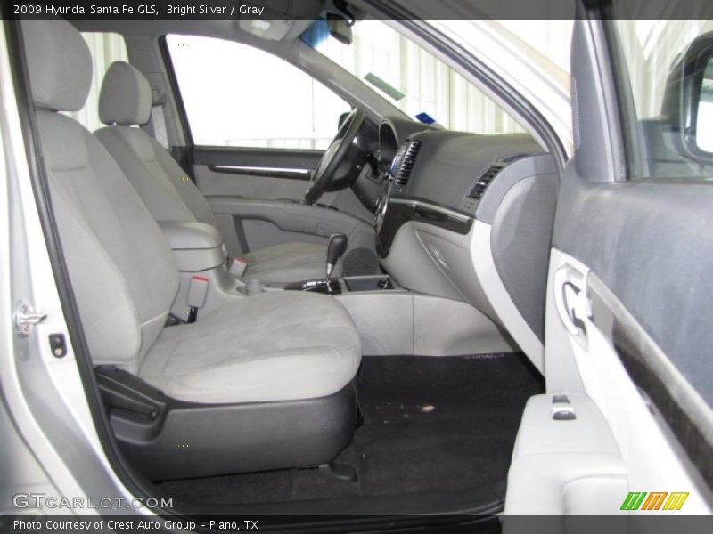 Bright Silver / Gray 2009 Hyundai Santa Fe GLS