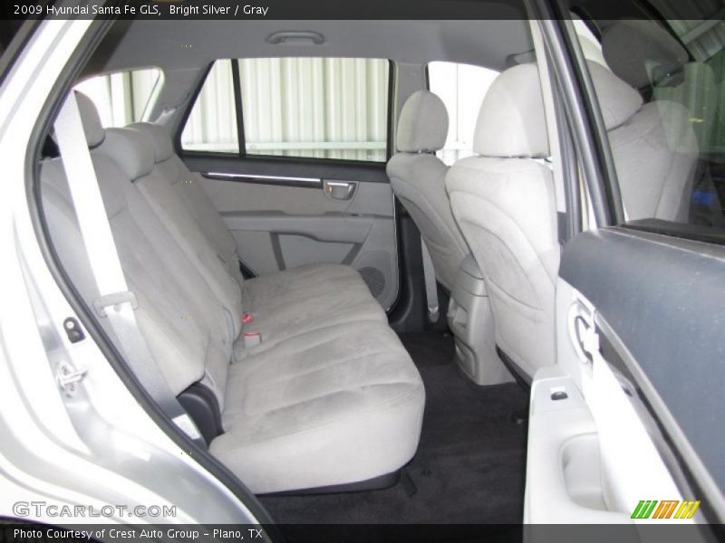 Bright Silver / Gray 2009 Hyundai Santa Fe GLS