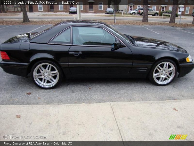 Black / Grey 1996 Mercedes-Benz SL 500 Roadster