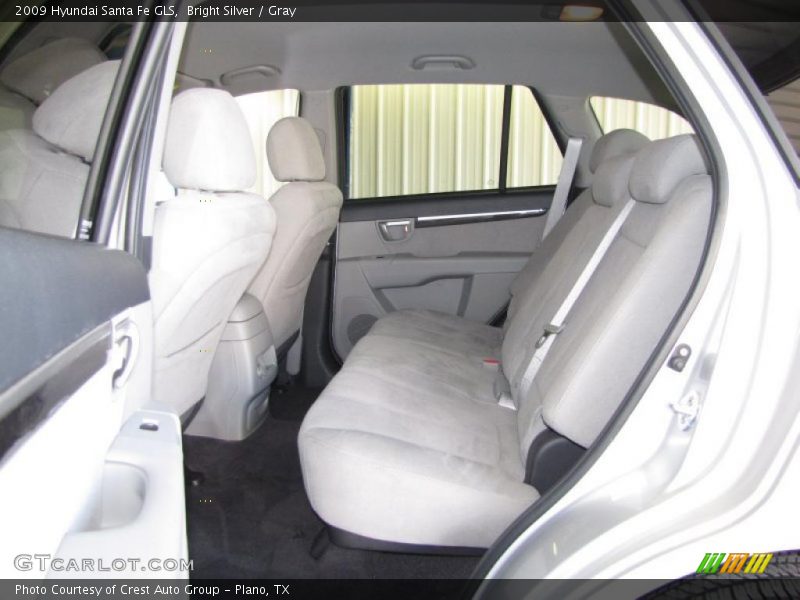 Bright Silver / Gray 2009 Hyundai Santa Fe GLS