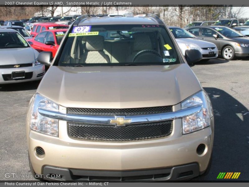 Sandstone Metallic / Light Cashmere 2007 Chevrolet Equinox LS AWD