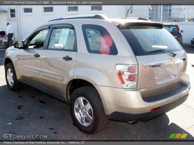 Sandstone Metallic / Light Cashmere 2007 Chevrolet Equinox LS AWD