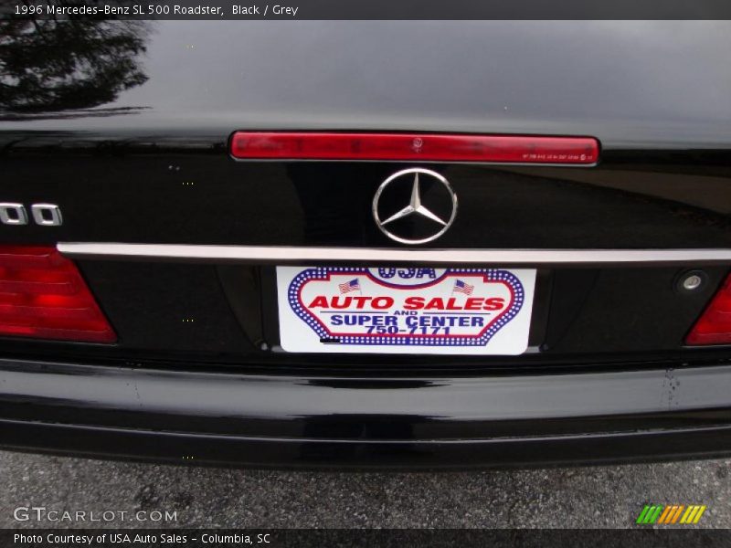 Black / Grey 1996 Mercedes-Benz SL 500 Roadster