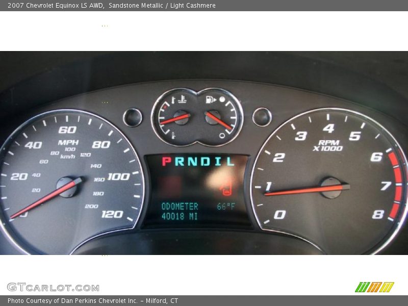 Sandstone Metallic / Light Cashmere 2007 Chevrolet Equinox LS AWD