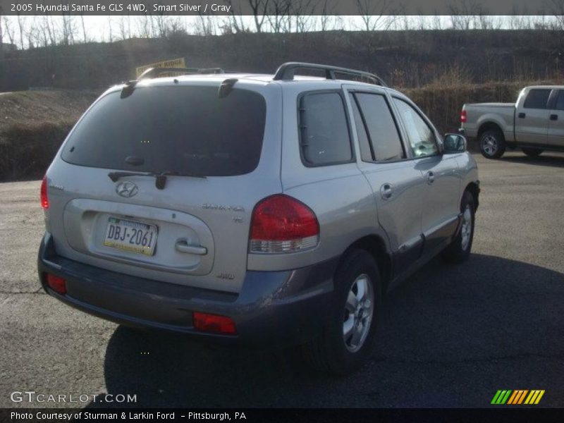 Smart Silver / Gray 2005 Hyundai Santa Fe GLS 4WD