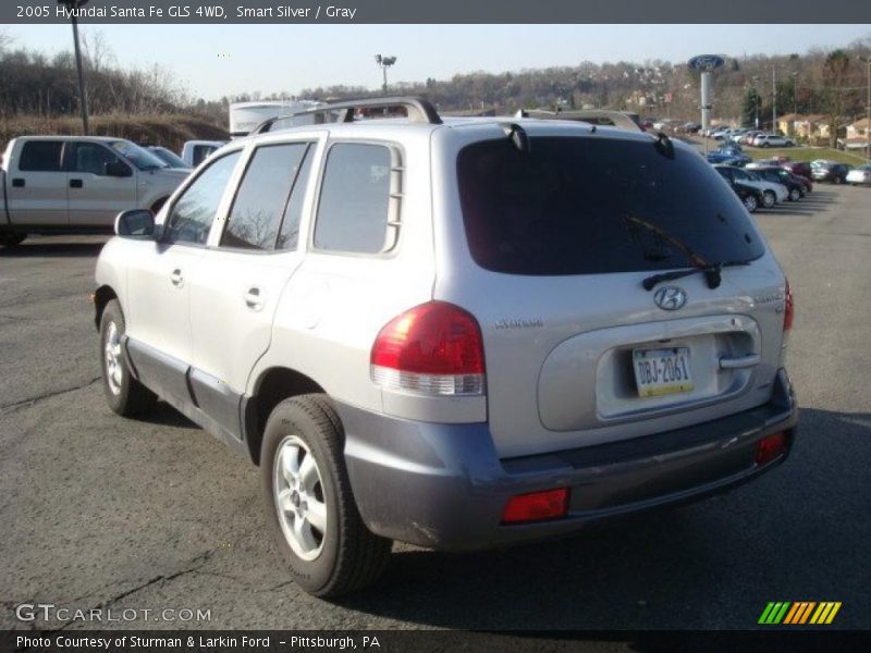 Smart Silver / Gray 2005 Hyundai Santa Fe GLS 4WD