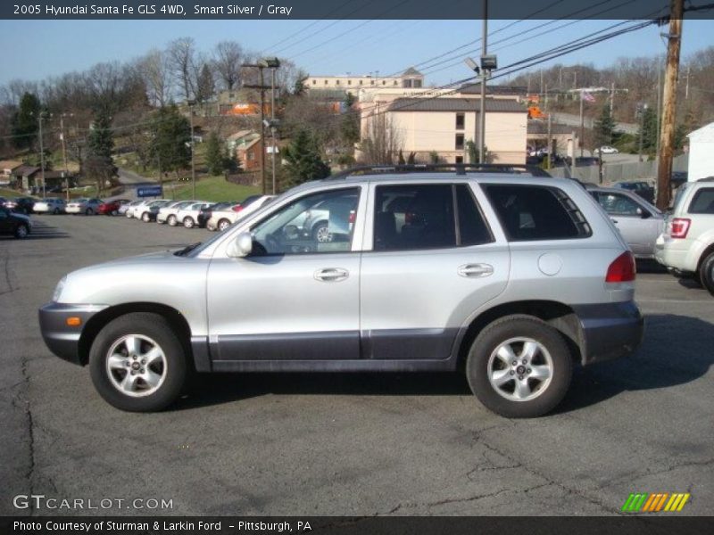 Smart Silver / Gray 2005 Hyundai Santa Fe GLS 4WD