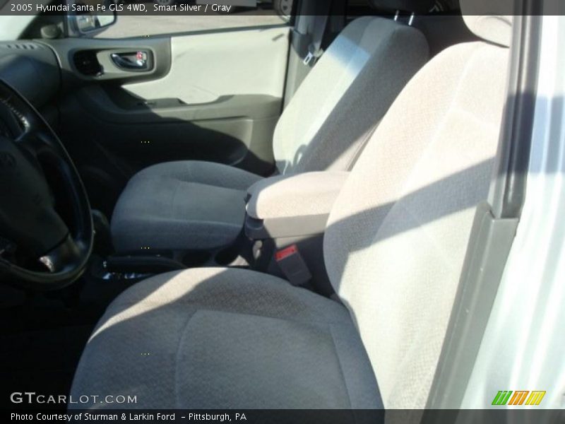 Smart Silver / Gray 2005 Hyundai Santa Fe GLS 4WD