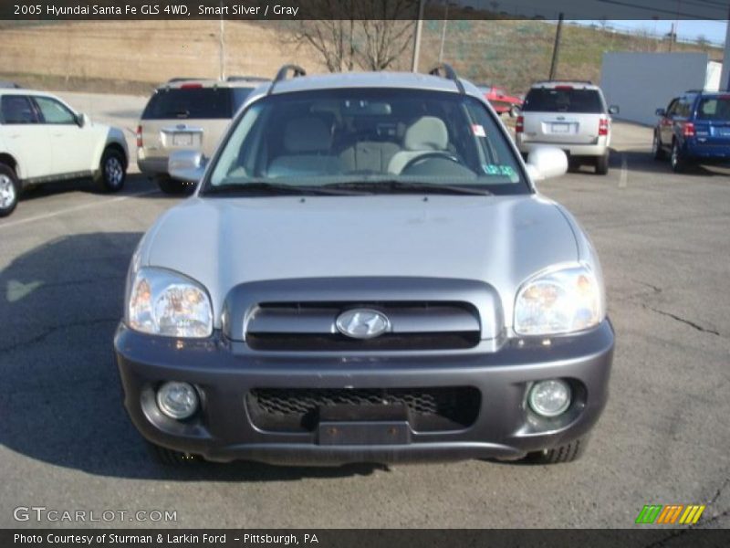 Smart Silver / Gray 2005 Hyundai Santa Fe GLS 4WD