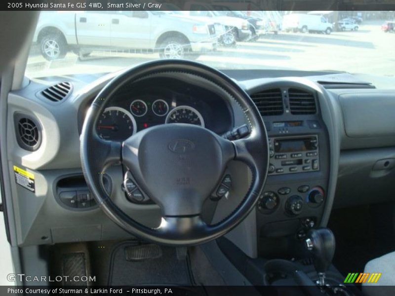 Smart Silver / Gray 2005 Hyundai Santa Fe GLS 4WD