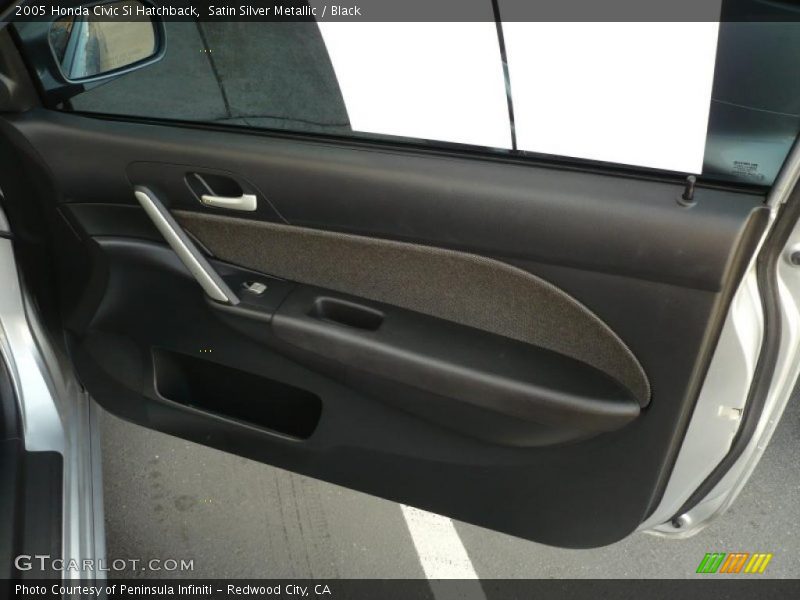 Satin Silver Metallic / Black 2005 Honda Civic Si Hatchback