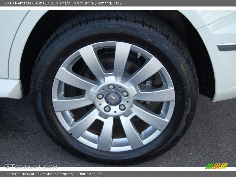 Arctic White / Almond/Black 2010 Mercedes-Benz GLK 350 4Matic