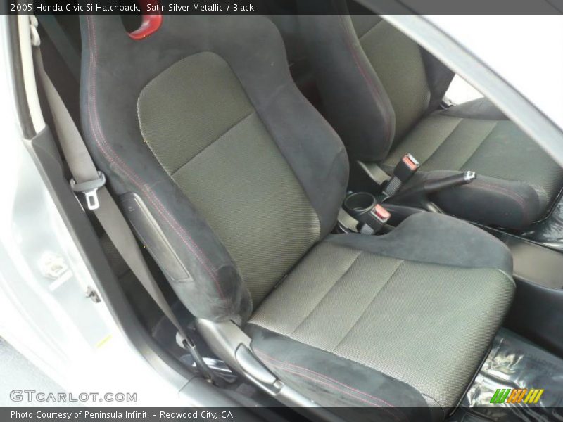 Satin Silver Metallic / Black 2005 Honda Civic Si Hatchback