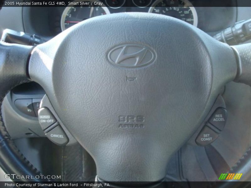 Smart Silver / Gray 2005 Hyundai Santa Fe GLS 4WD
