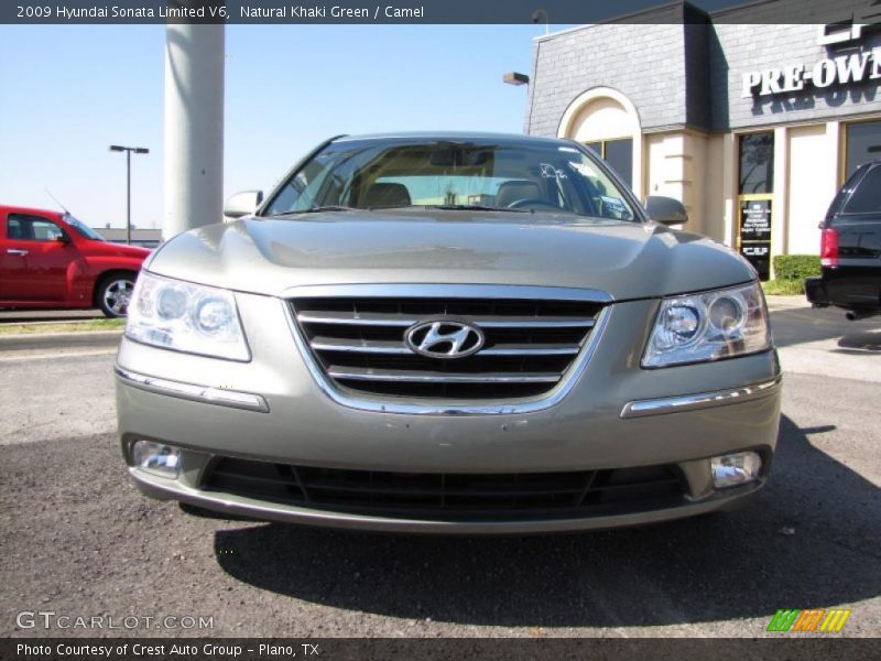 Natural Khaki Green / Camel 2009 Hyundai Sonata Limited V6