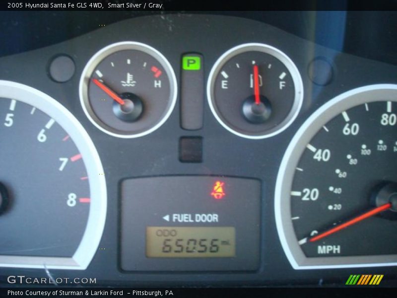 Smart Silver / Gray 2005 Hyundai Santa Fe GLS 4WD