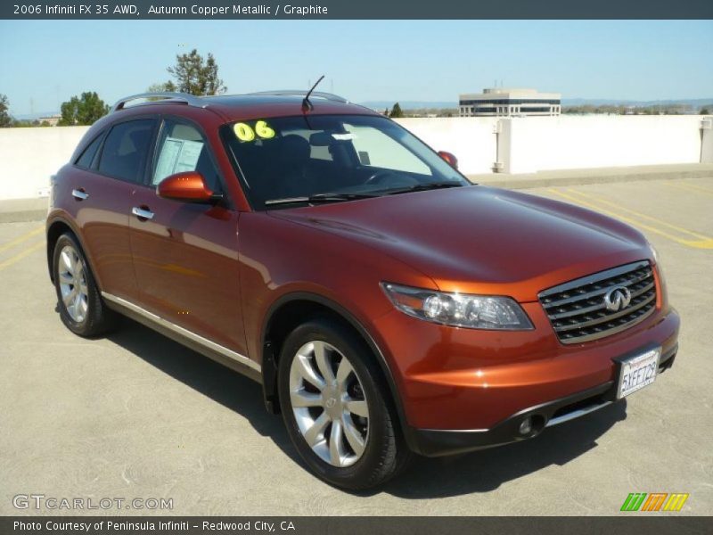 Autumn Copper Metallic / Graphite 2006 Infiniti FX 35 AWD
