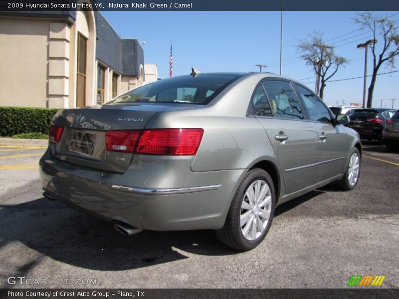 Natural Khaki Green / Camel 2009 Hyundai Sonata Limited V6
