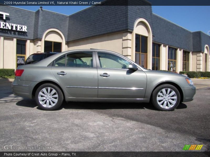Natural Khaki Green / Camel 2009 Hyundai Sonata Limited V6