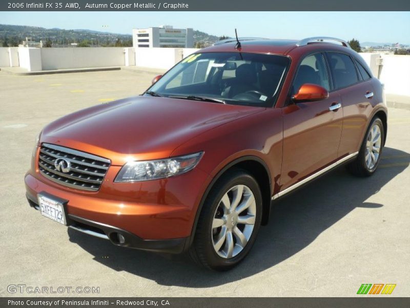 Autumn Copper Metallic / Graphite 2006 Infiniti FX 35 AWD