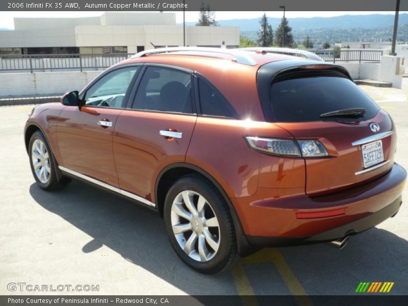 Autumn Copper Metallic / Graphite 2006 Infiniti FX 35 AWD