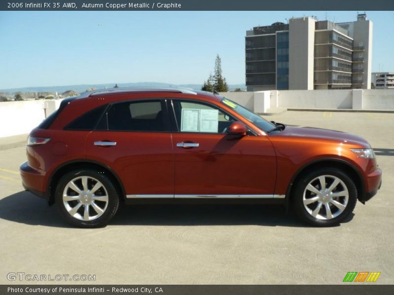 Autumn Copper Metallic / Graphite 2006 Infiniti FX 35 AWD