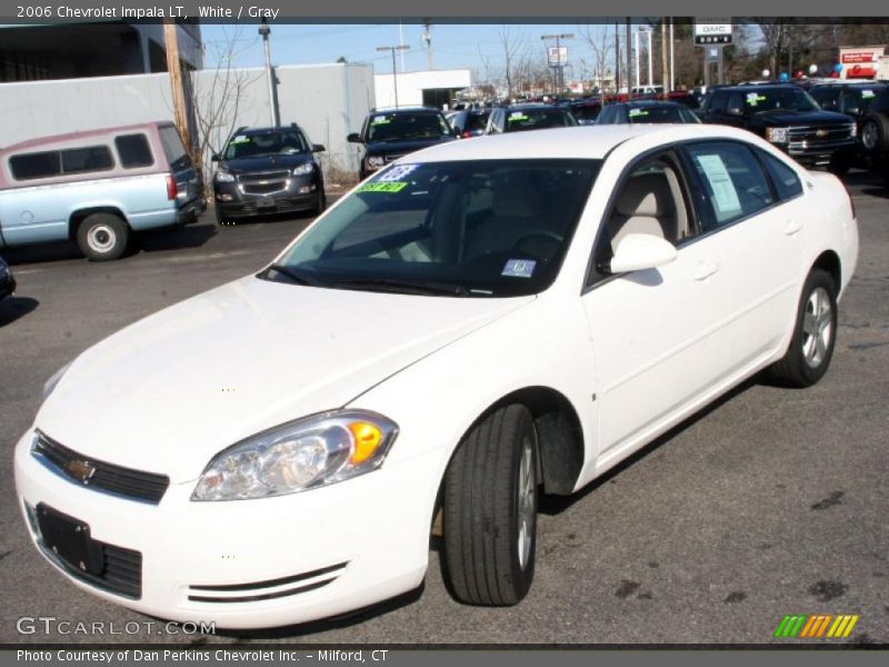 White / Gray 2006 Chevrolet Impala LT