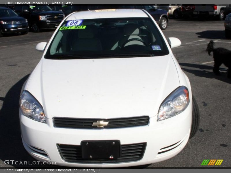 White / Gray 2006 Chevrolet Impala LT