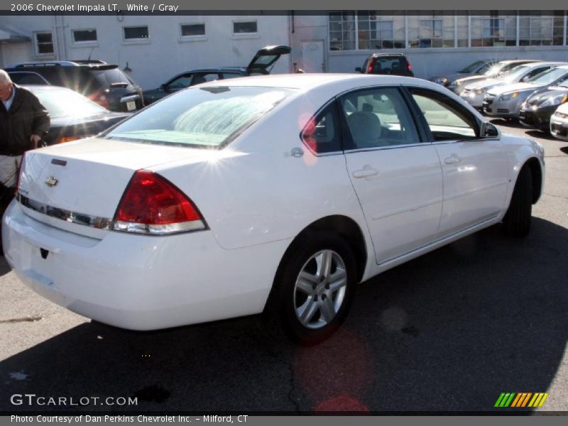 White / Gray 2006 Chevrolet Impala LT