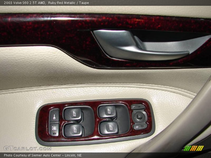 Ruby Red Metallic / Taupe 2003 Volvo S60 2.5T AWD