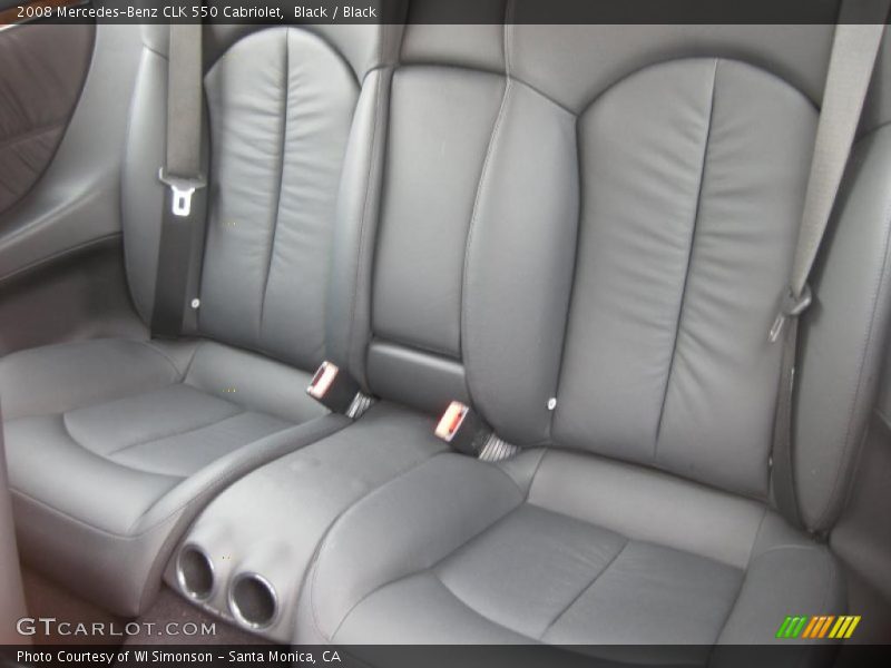 Black / Black 2008 Mercedes-Benz CLK 550 Cabriolet