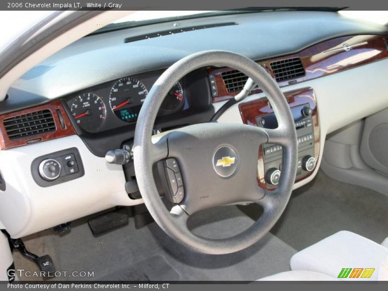 White / Gray 2006 Chevrolet Impala LT
