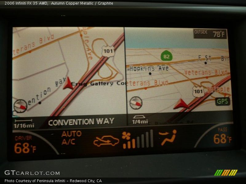 Autumn Copper Metallic / Graphite 2006 Infiniti FX 35 AWD
