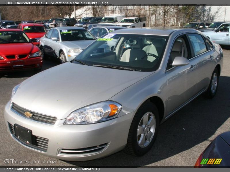 Silverstone Metallic / Neutral Beige 2008 Chevrolet Impala LT