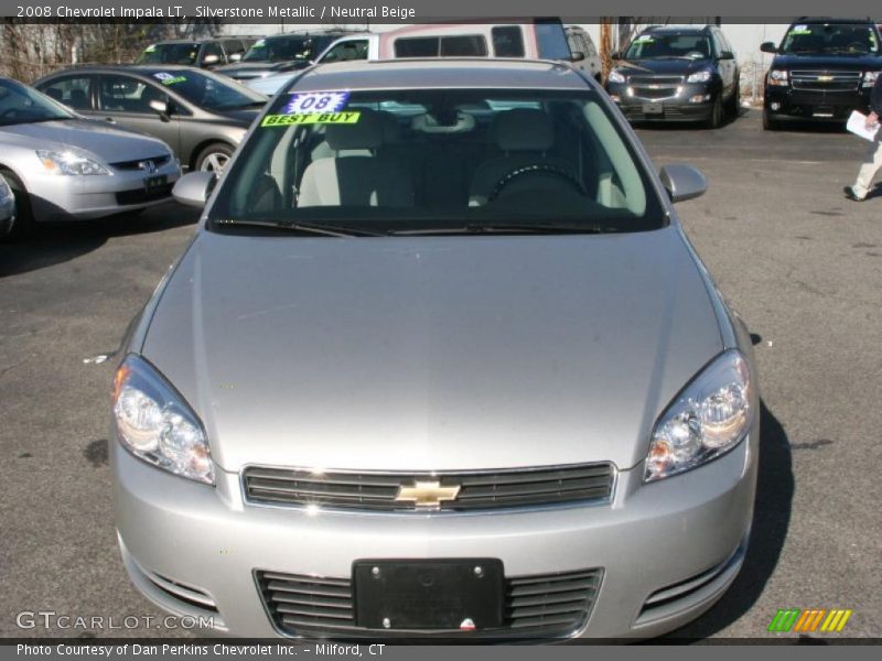 Silverstone Metallic / Neutral Beige 2008 Chevrolet Impala LT