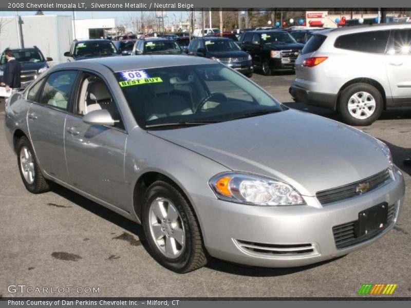 Silverstone Metallic / Neutral Beige 2008 Chevrolet Impala LT