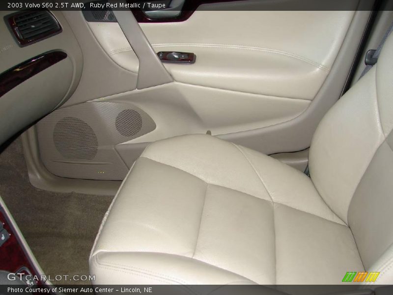 Ruby Red Metallic / Taupe 2003 Volvo S60 2.5T AWD