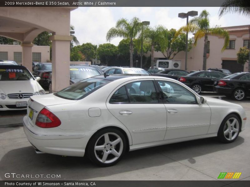 Arctic White / Cashmere 2009 Mercedes-Benz E 350 Sedan