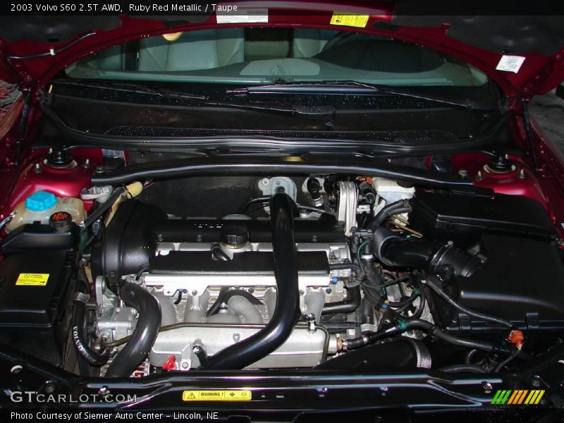 Ruby Red Metallic / Taupe 2003 Volvo S60 2.5T AWD