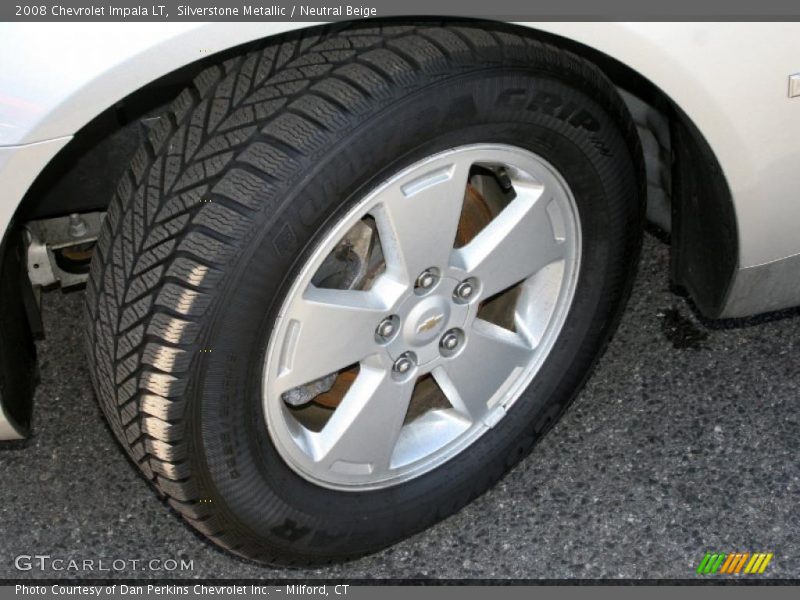 Silverstone Metallic / Neutral Beige 2008 Chevrolet Impala LT