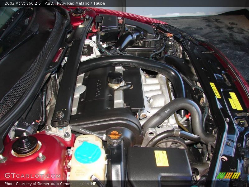 Ruby Red Metallic / Taupe 2003 Volvo S60 2.5T AWD