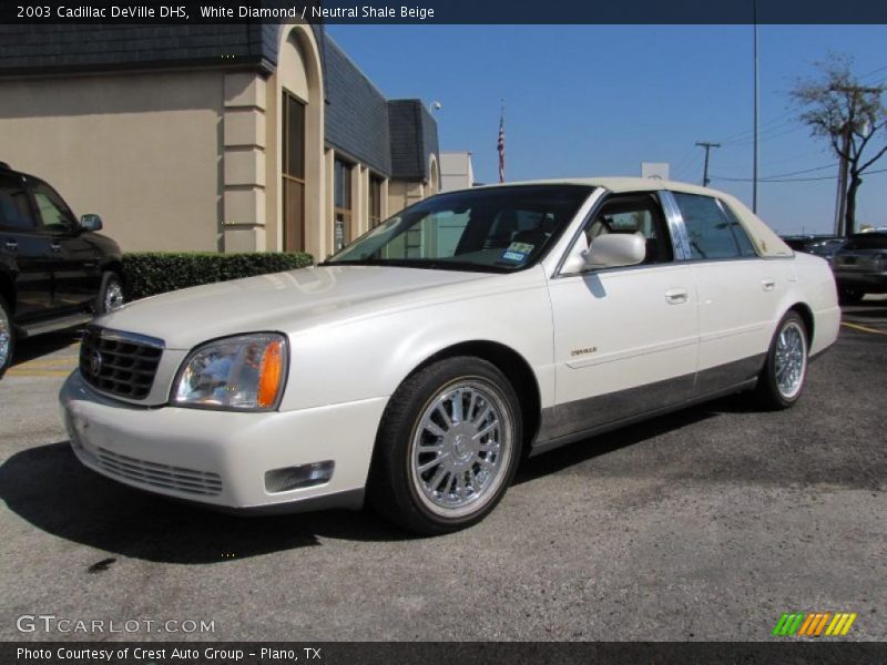 White Diamond / Neutral Shale Beige 2003 Cadillac DeVille DHS