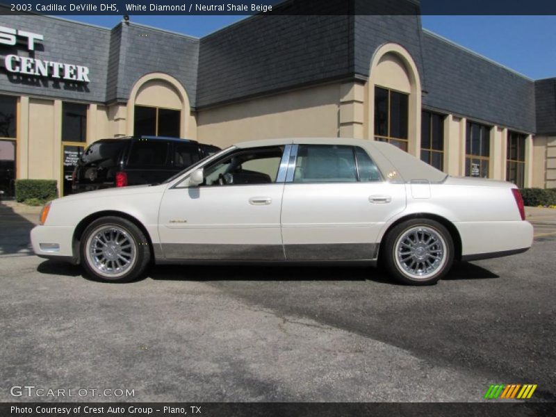 White Diamond / Neutral Shale Beige 2003 Cadillac DeVille DHS