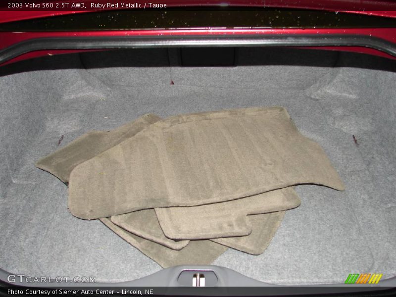 Ruby Red Metallic / Taupe 2003 Volvo S60 2.5T AWD