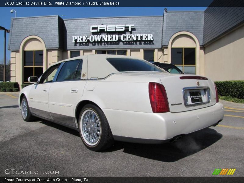 White Diamond / Neutral Shale Beige 2003 Cadillac DeVille DHS