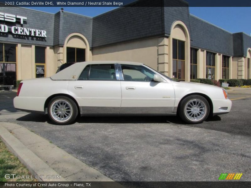 White Diamond / Neutral Shale Beige 2003 Cadillac DeVille DHS