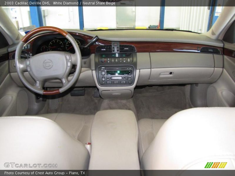 White Diamond / Neutral Shale Beige 2003 Cadillac DeVille DHS
