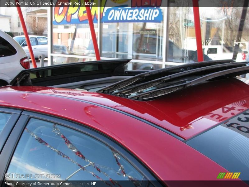 Crimson Red / Ebony 2006 Pontiac G6 GT Sedan