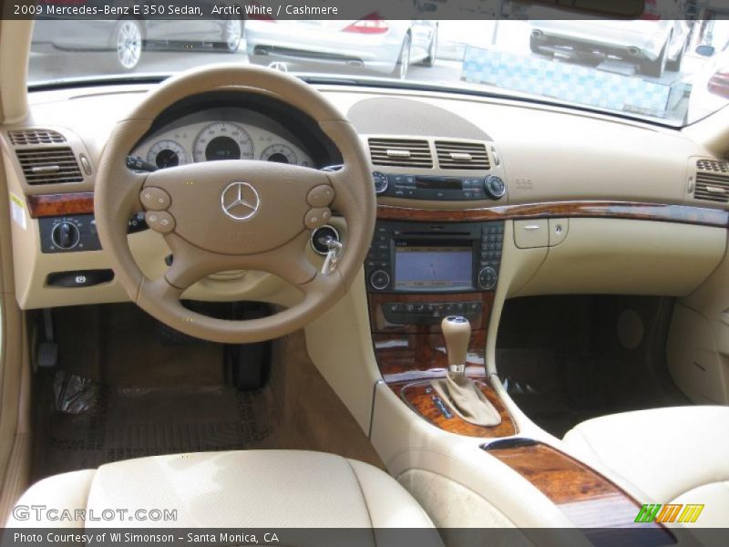 Arctic White / Cashmere 2009 Mercedes-Benz E 350 Sedan